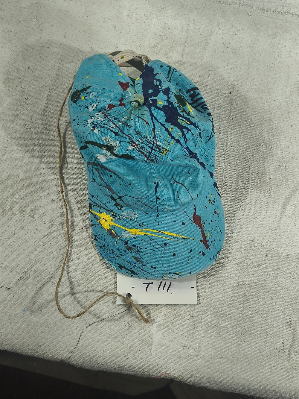 Timothy Designs T111 Men's Turquoise Adjustable Cap W/Unique Street Wear Design
